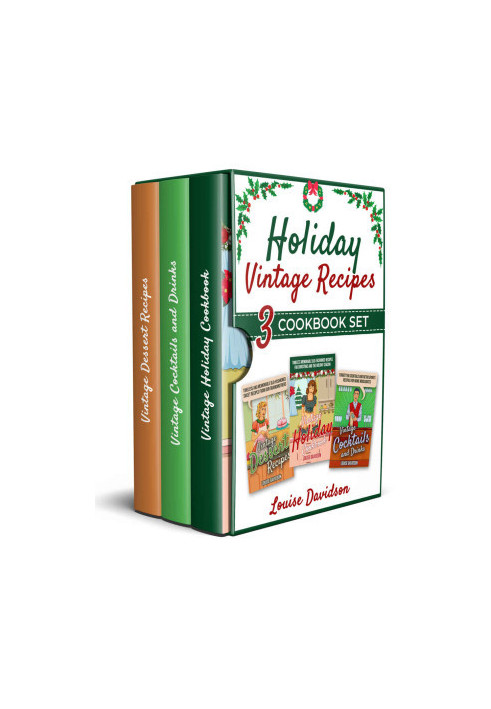 Holiday Vintage Recipes - 3 Cookbook Set: