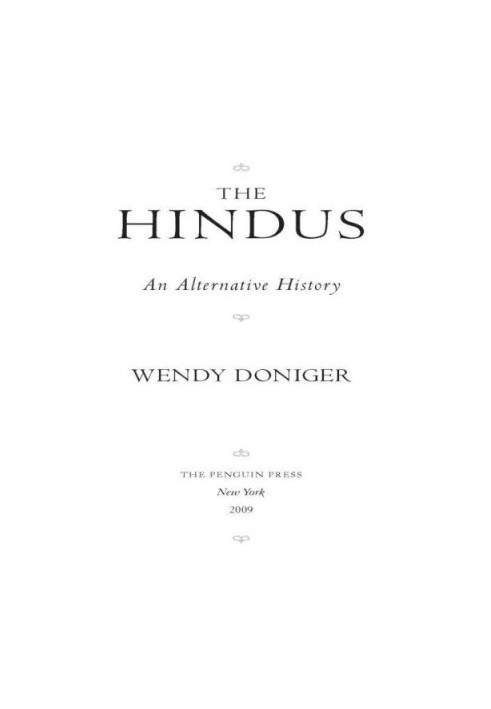 The Hindus: An Alternative History