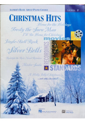 Alfred's basic adult piano course Christmas Hits Level 2