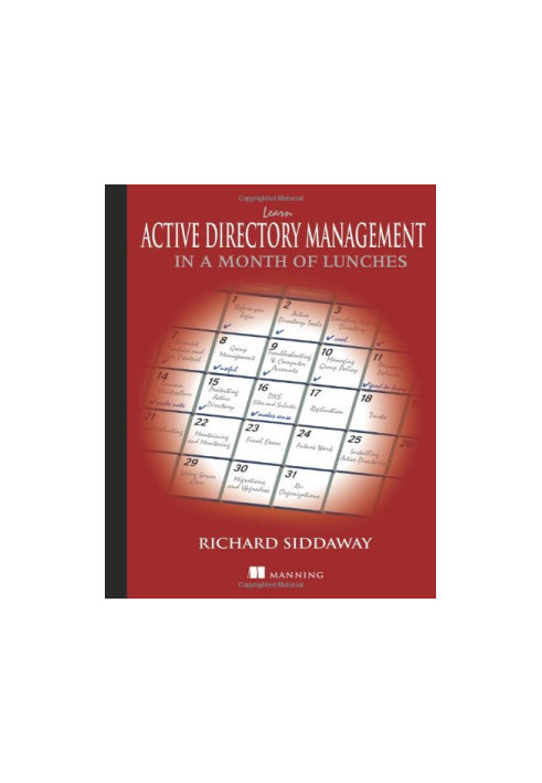 Learn active directory management in a month of lunches