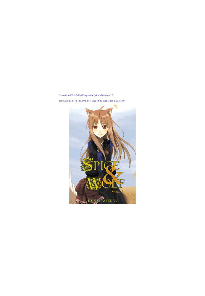 Spice and Wolf, Vol. 1