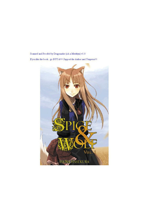 Spice and Wolf, Vol. 1