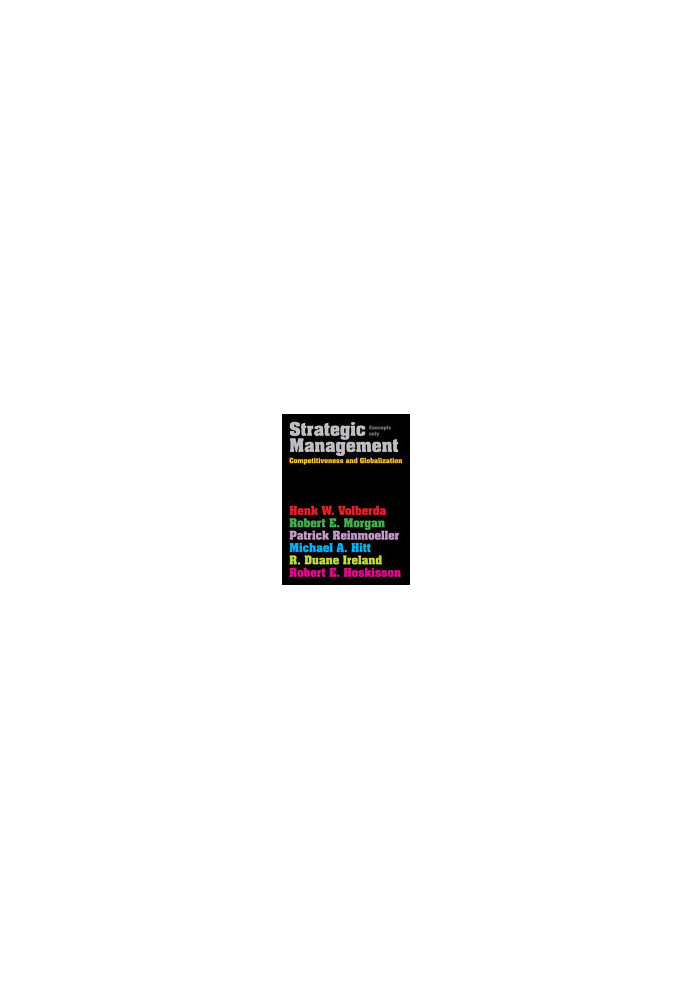 Strategic Management: Competitive & Globalisation: Concepts Only