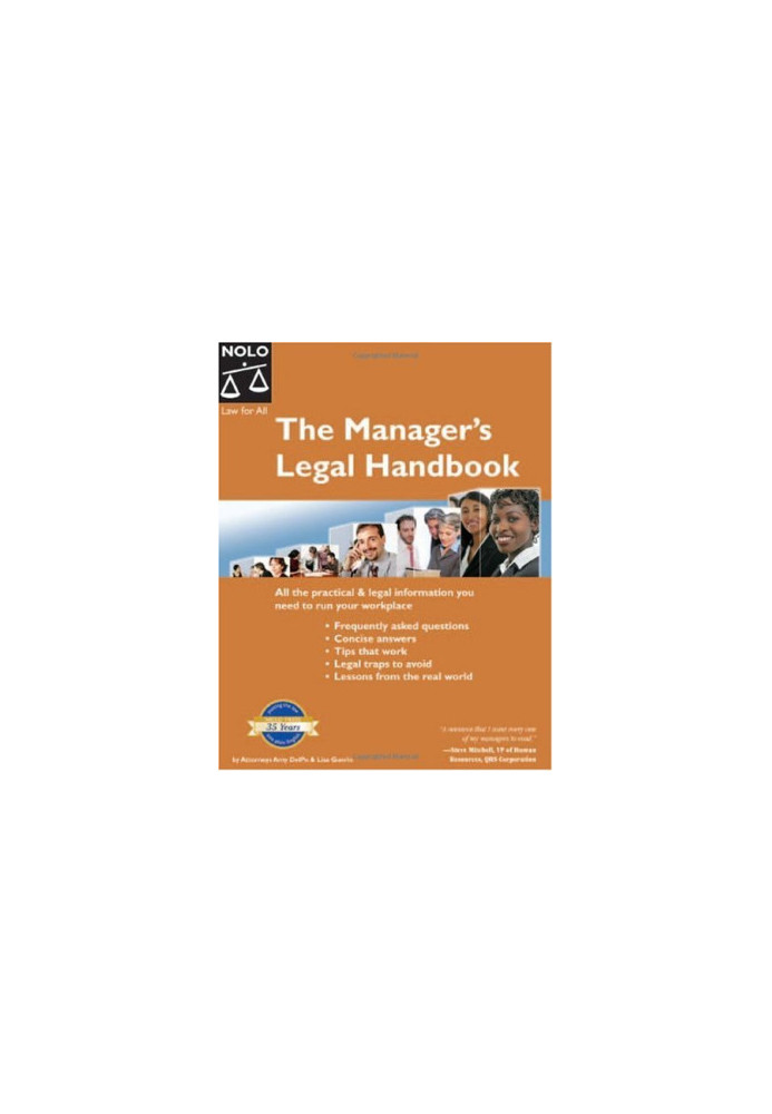 The Manager's Legal Handbook