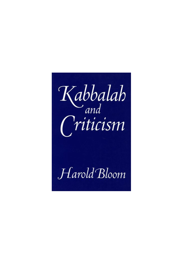 Kabbalah and Criticism