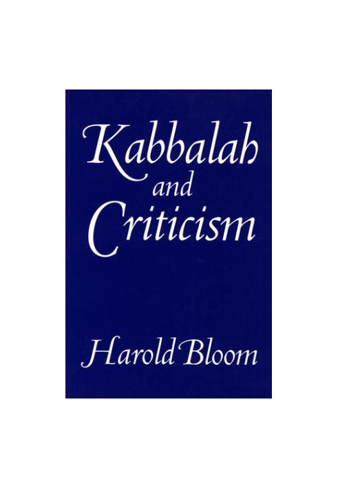 Kabbalah and Criticism