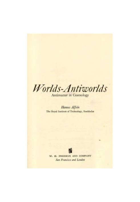 Worlds-Antiworlds: Antimatter in Cosmology