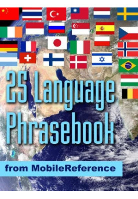 25 Language Phrasebook from Mobile Reference