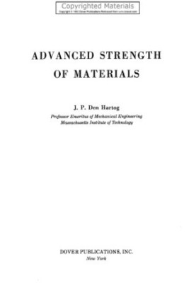 Advanced Strength of Materials