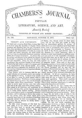 Chambers's Journal of Popular Literature, Science, and Art, No. 720, October 13, 1877