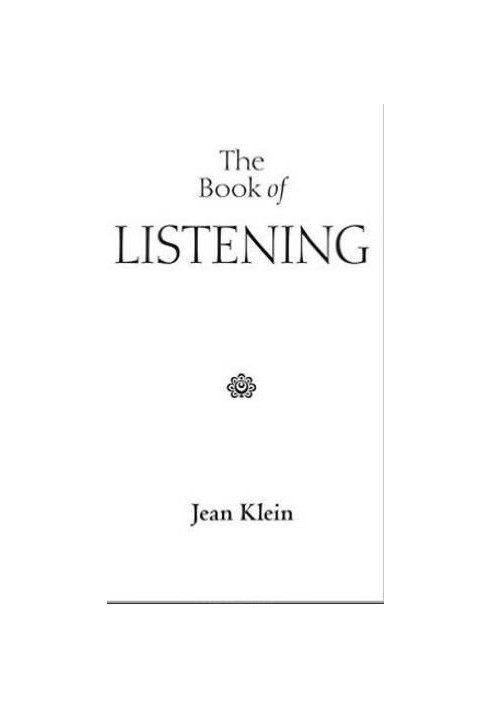 The book of listening