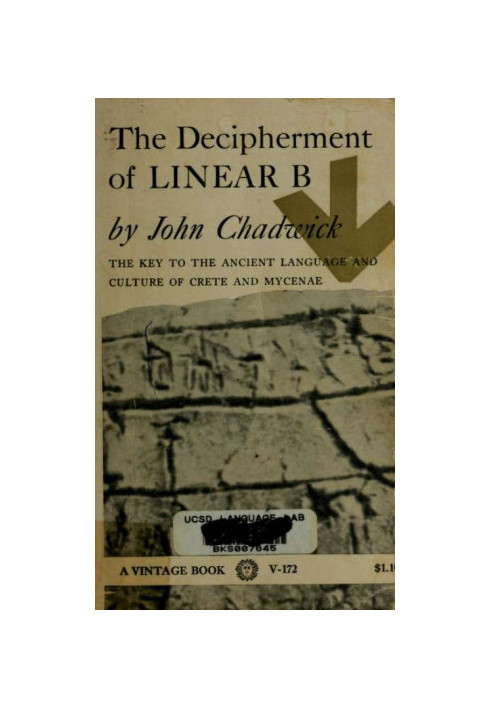The decipherment of Linear B