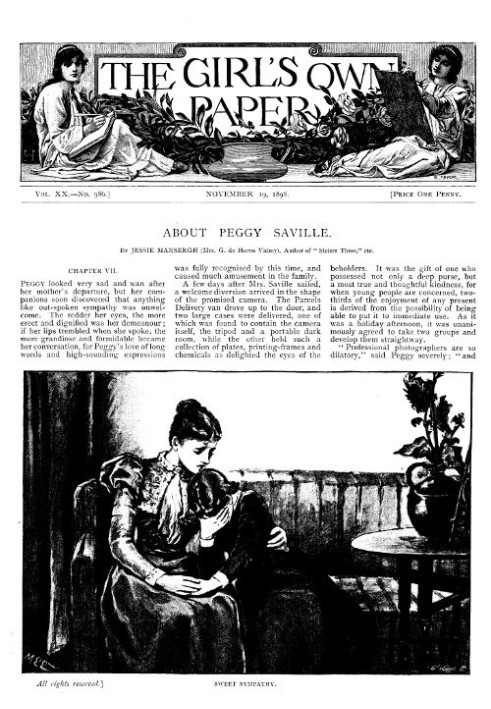 The Girl's Own Paper, Vol. XX, № 986, 19 листопада 1898 р