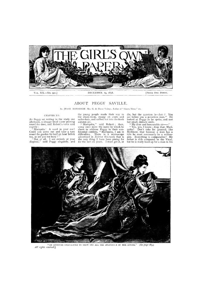 The Girl's Own Paper, Vol. XX, № 991, 24 грудня 1898 р