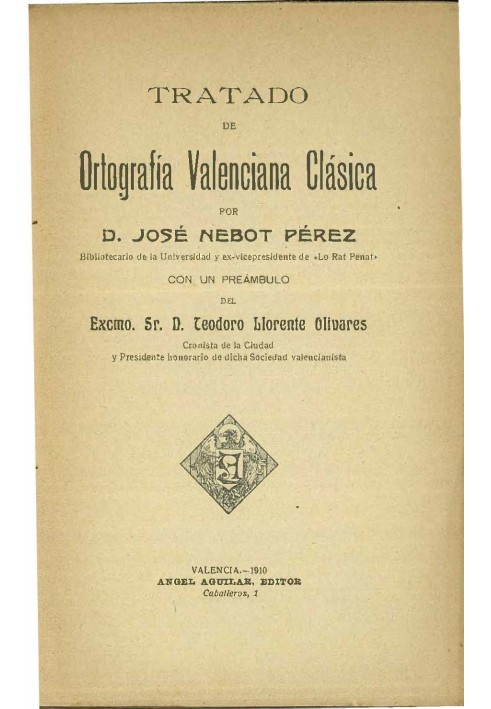 Treaty of Classic Valencian Orthography