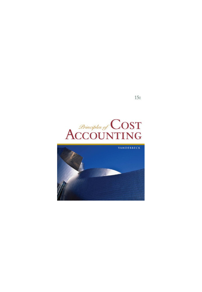 Principles of cost accounting