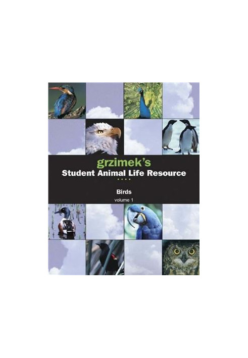Grzimek's Student Animal Life Resource - BIRDS Vol. 1: Tinamous to Falcons
