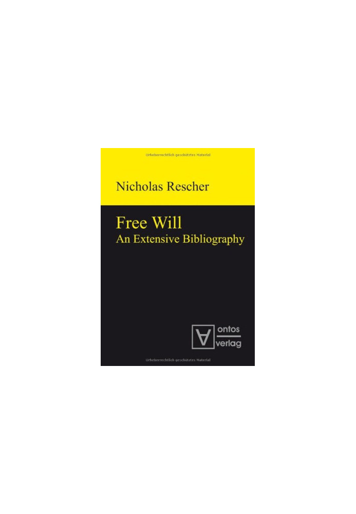 Free will : an extensive bibliography