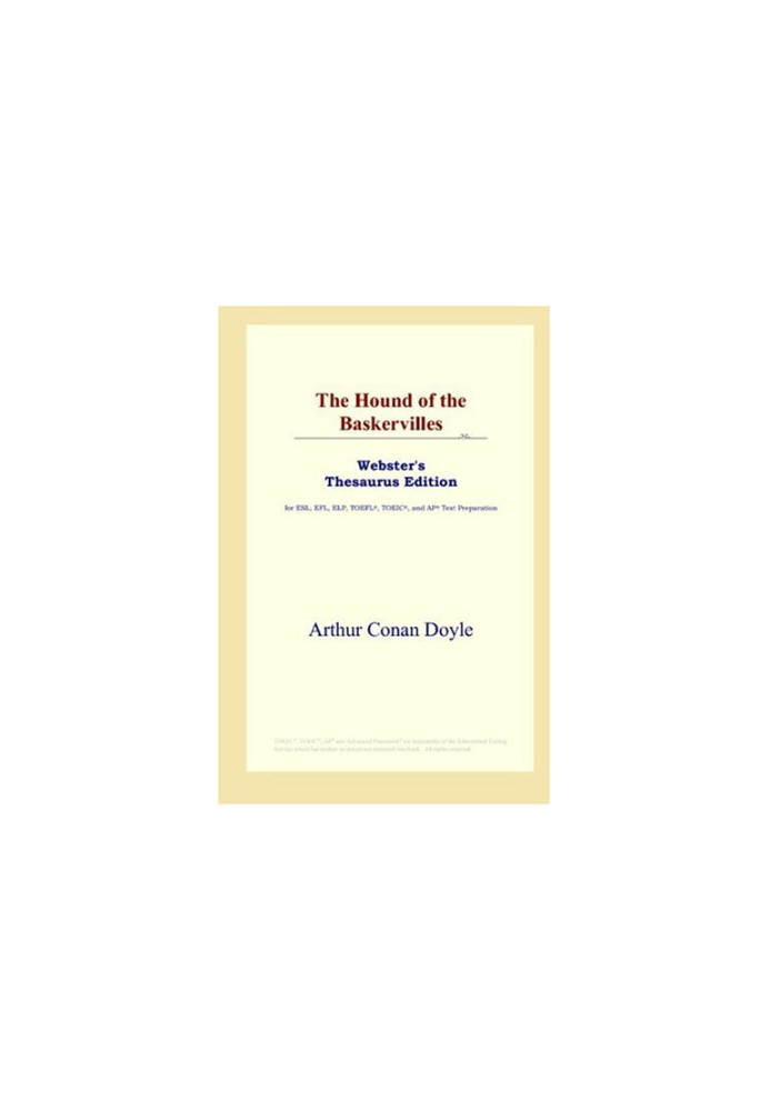 The Hound of the Baskervilles (Webster's Thesaurus Edition)
