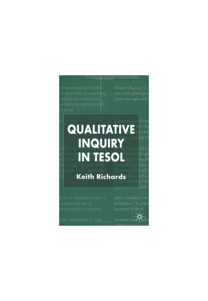 Qualitative Inquiry in TESOL