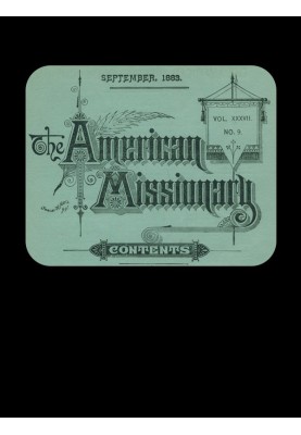 Американский миссионер - Том 37, № 9, сентябрь 1883 г.