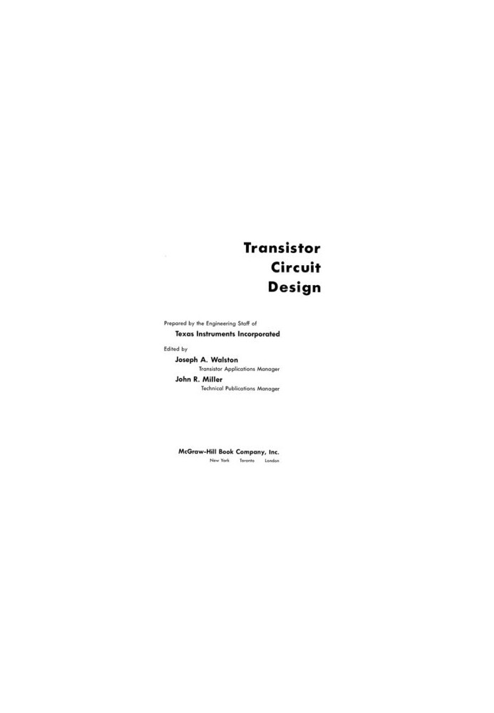 Transistor circuit design