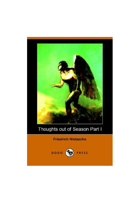 Thoughts out of Season, Part I