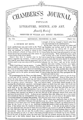 Chambers's Journal of Popular Literature, Science, and Art, No. 729, December 15, 1877