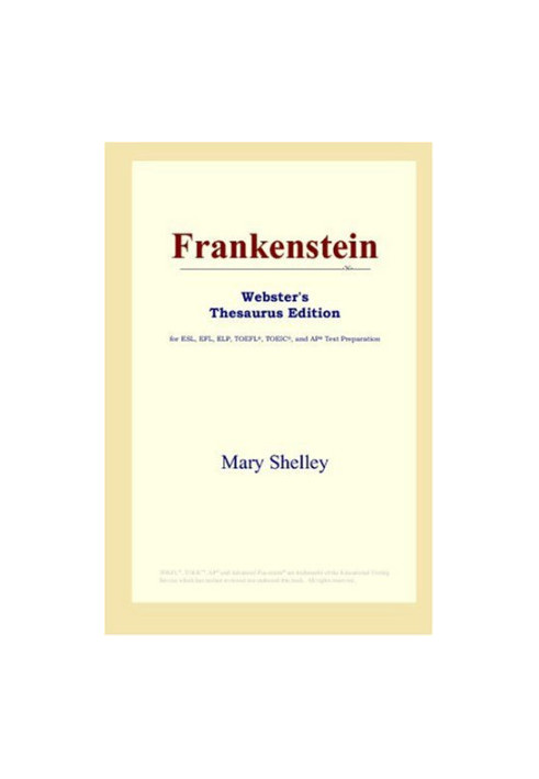 Frankenstein (Webster's Thesaurus Edition)