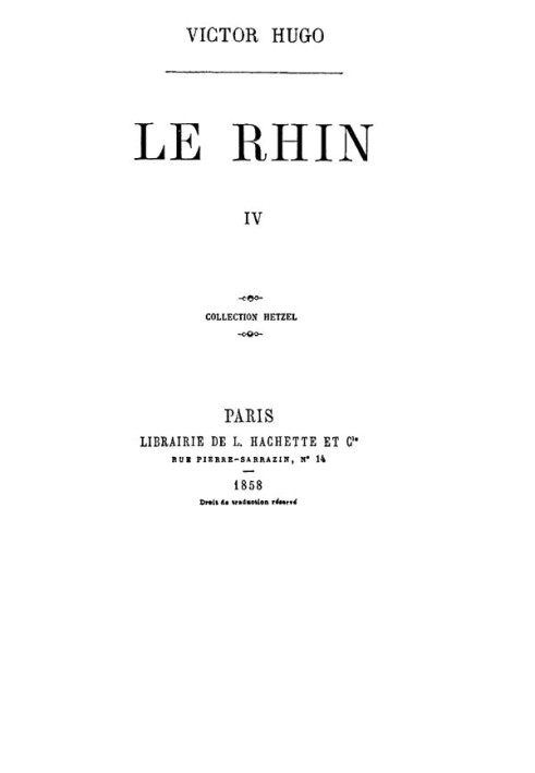 The Rhine, Volume IV