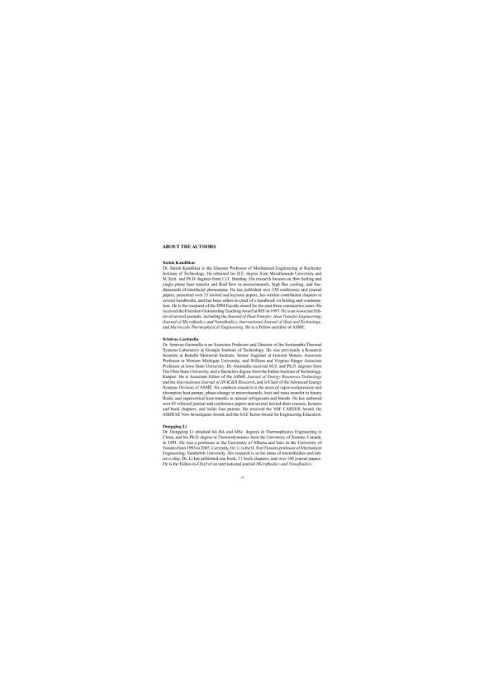 Heat Transfer and Fluid Flow in Minichannels and Microchannels