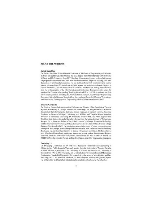 Heat Transfer and Fluid Flow in Minichannels and Microchannels