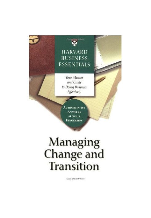 Managing Change and Transition