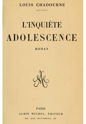 The worried adolescence