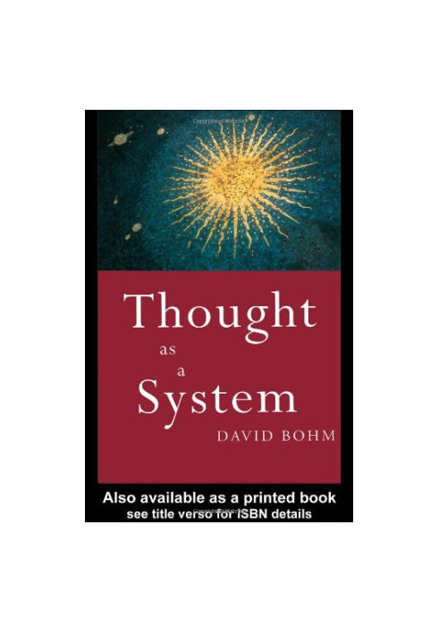 Thought as a System.