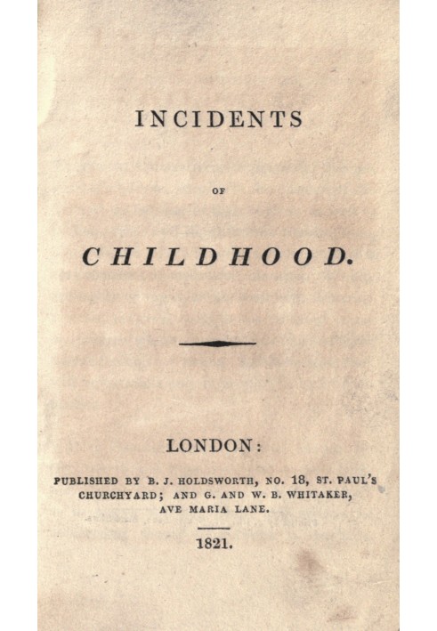 Incidents of childhood