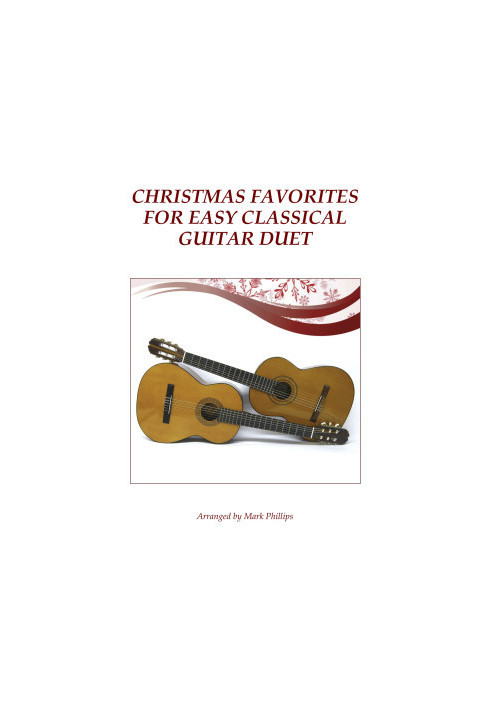 Christmas Favorites for Easy Classical Guitar Duet