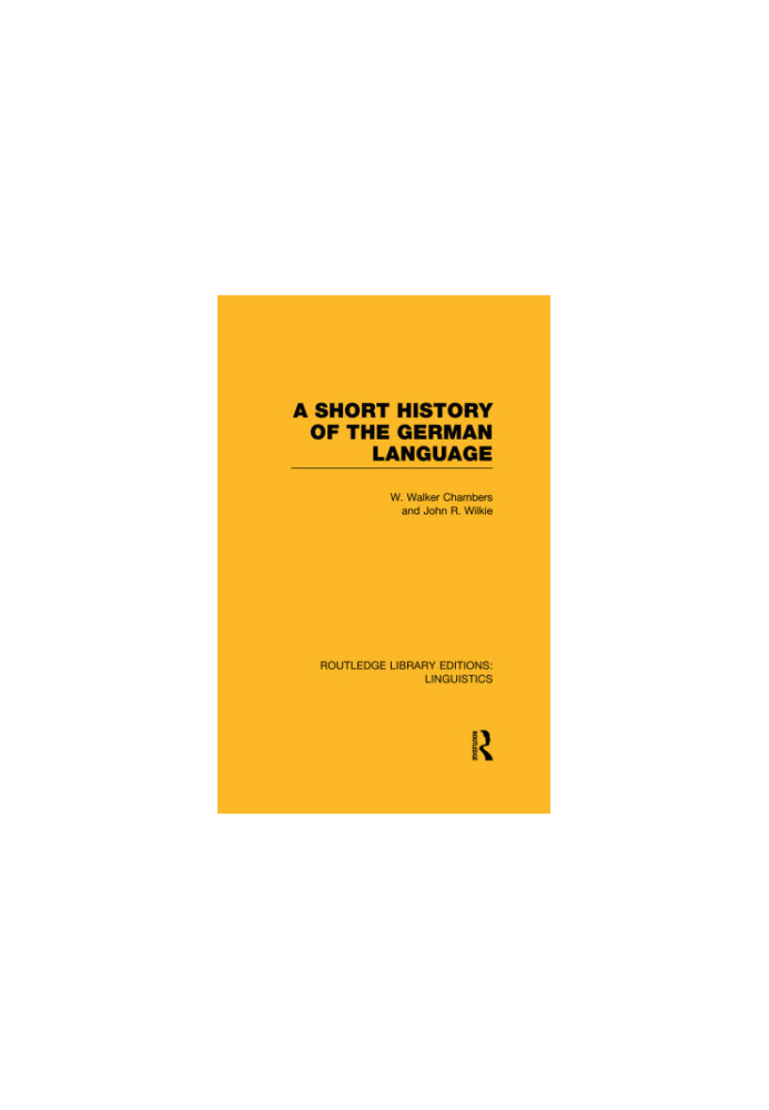 A Short History of the German Language