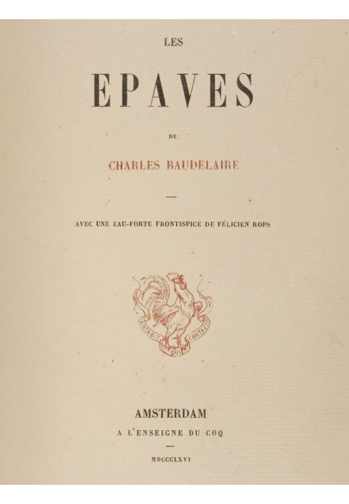 The wrecks of Charles Baudelaire