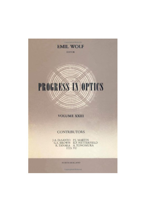 Progress in Optics, Vol. 23