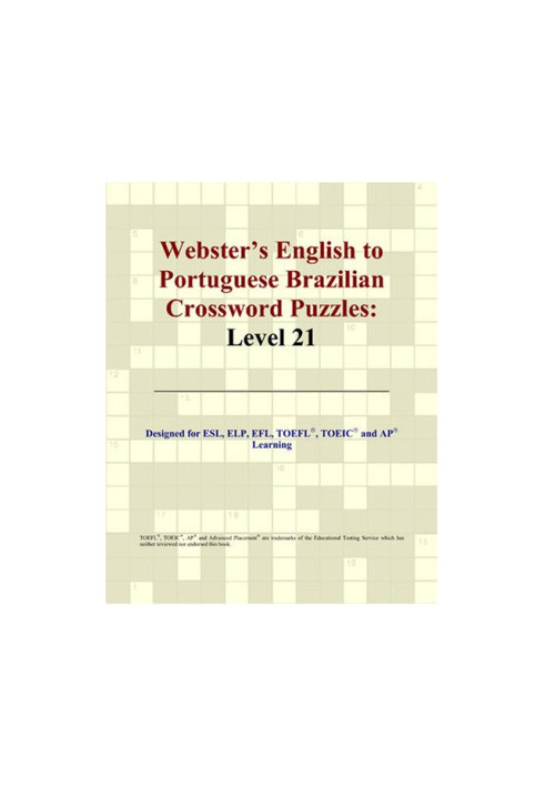 Webster's English to Portuguese Brazilian Crossword Puzzles - Level 21