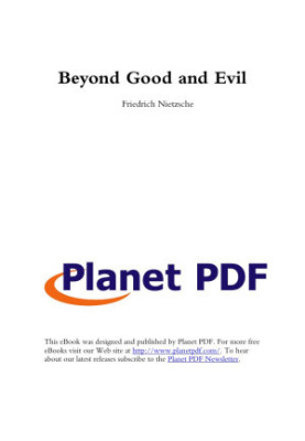 Beyond Good and Evil