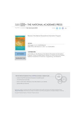 Review of the Marine Recreational Information Program