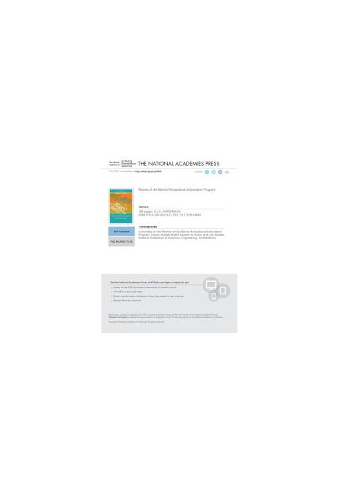 Review of the Marine Recreational Information Program