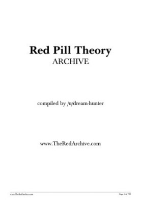 Red Pill Theory Blog Writings