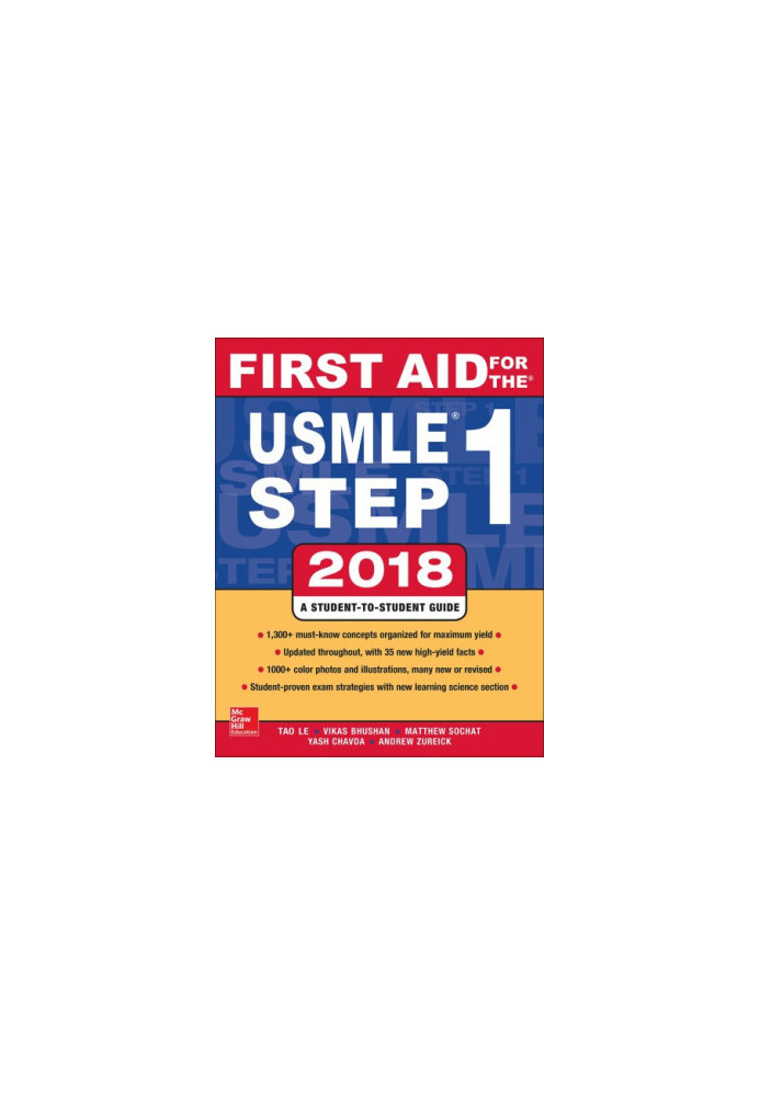 First Aid for the USMLE Step 1 2018, 2