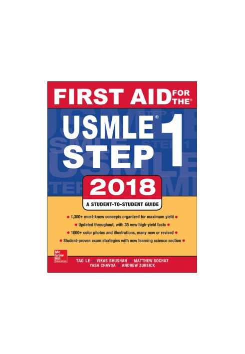 First Aid for the USMLE Step 1 2018, 2