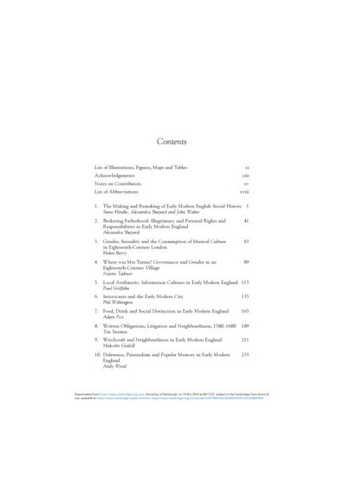 Remaking English Society : Social Relations and Social Change in Early Modern England.