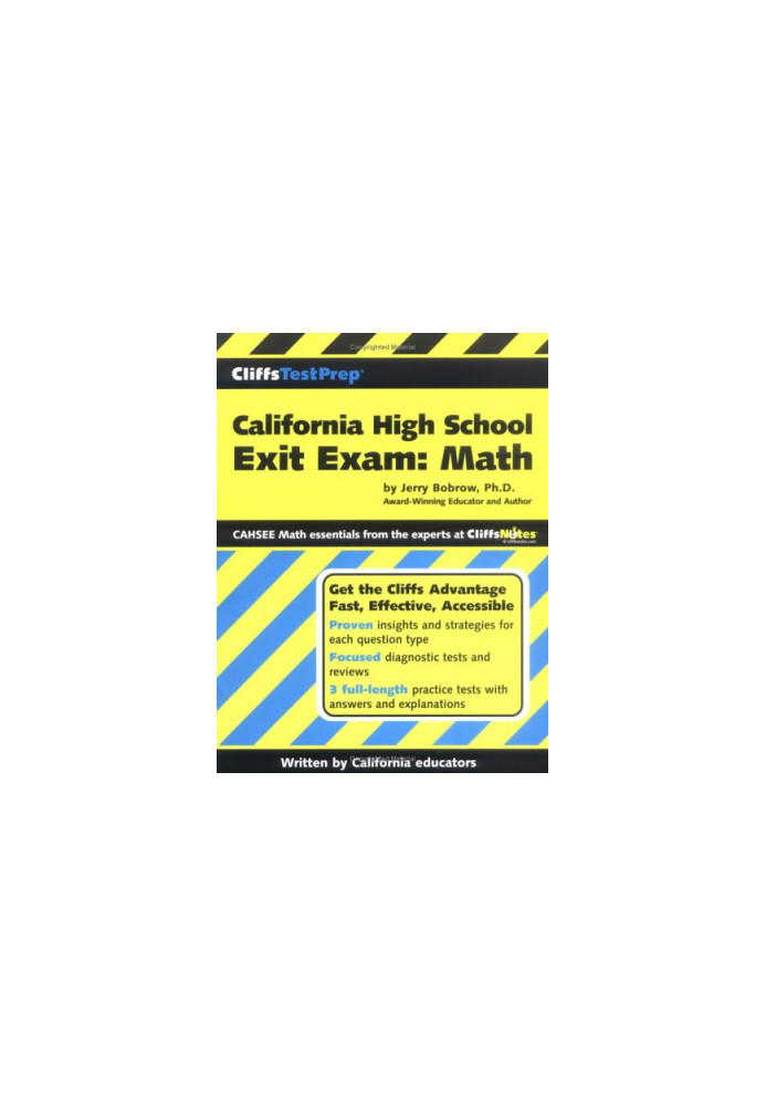 CliffsTestPrep California High School Exit Exam-Math