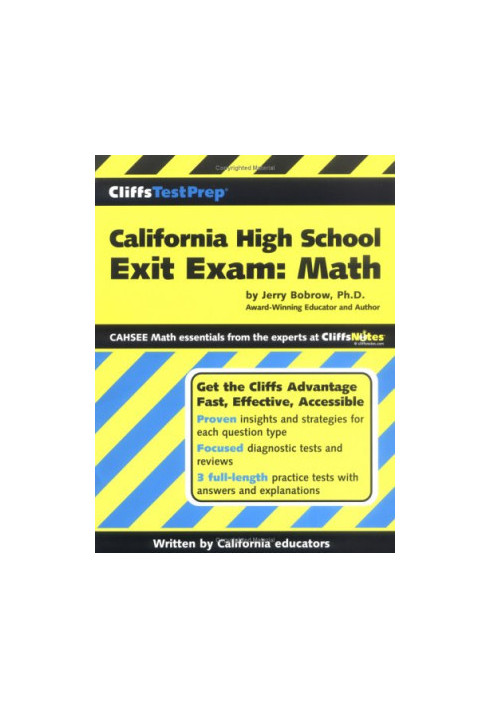 CliffsTestPrep California High School Exit Exam-Math